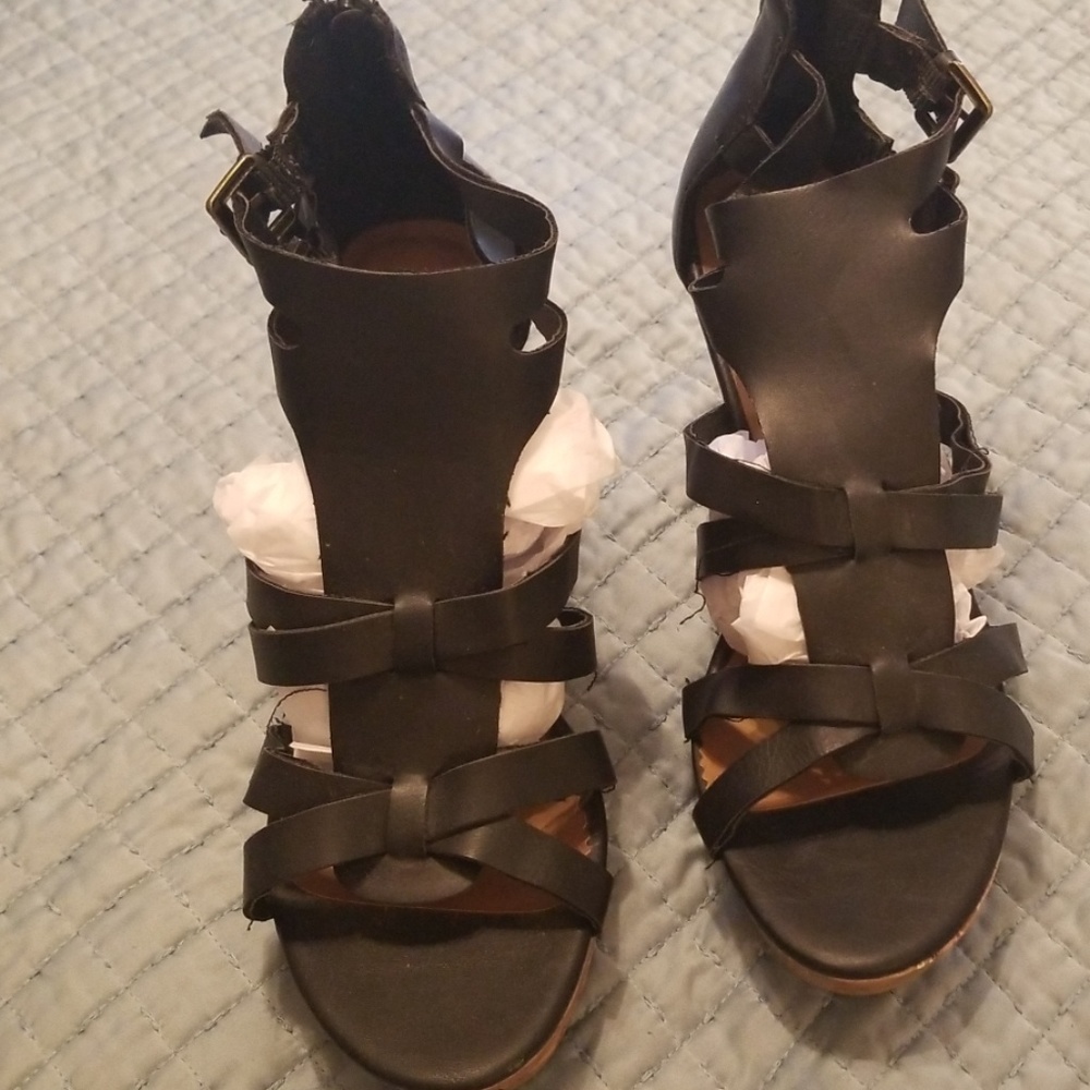 Ana Brand Women's cork wedge sandals